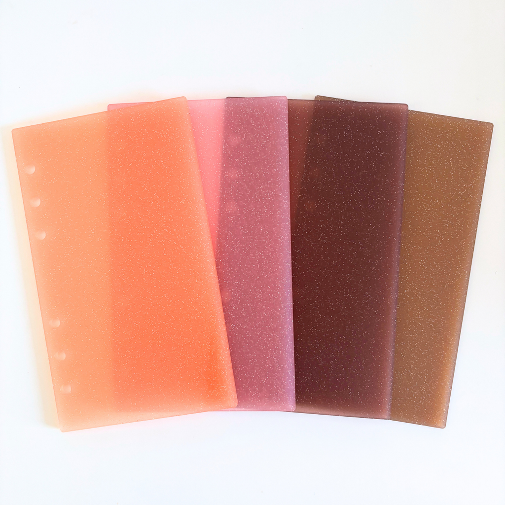 アクリルバインダー／両面マットグリッターシリーズ