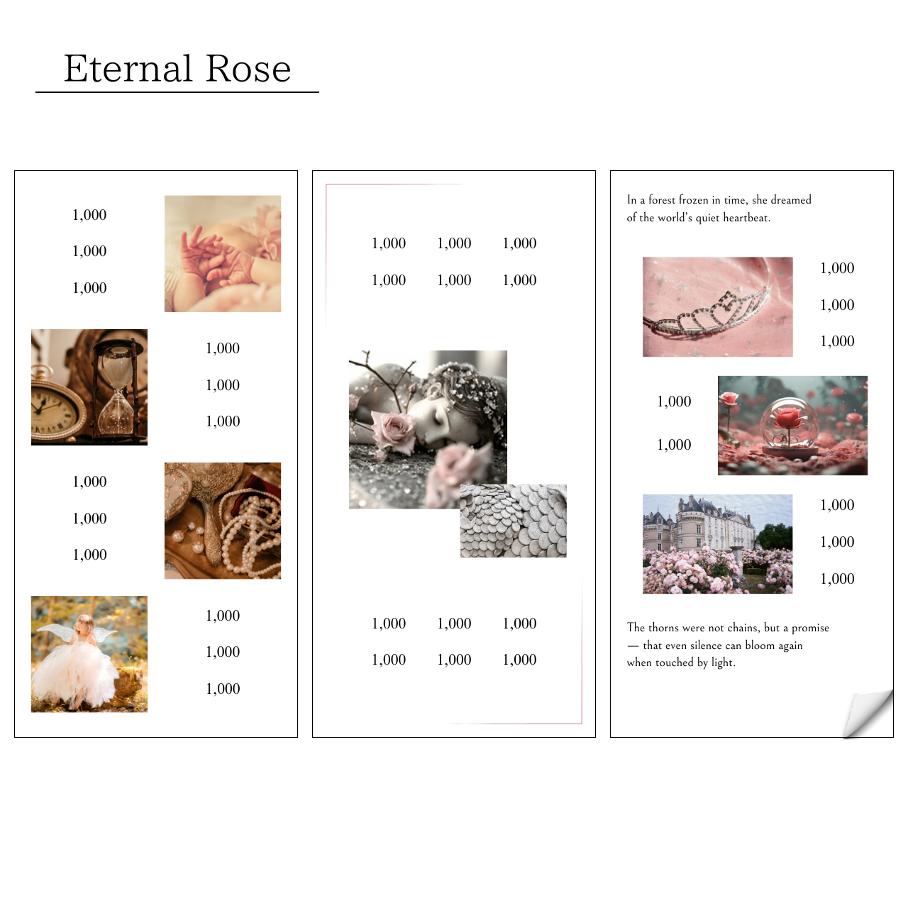 - Collection de contes - Rose éternelle