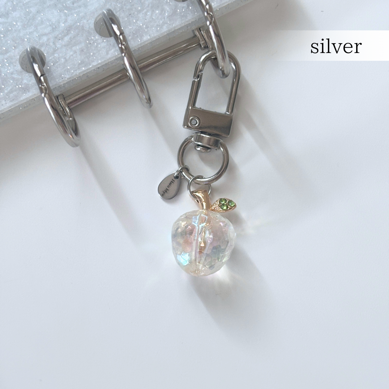 クリスタルアップルチャーム