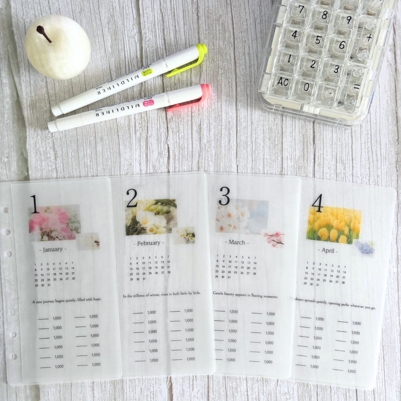 花ごよみ｜12month flower