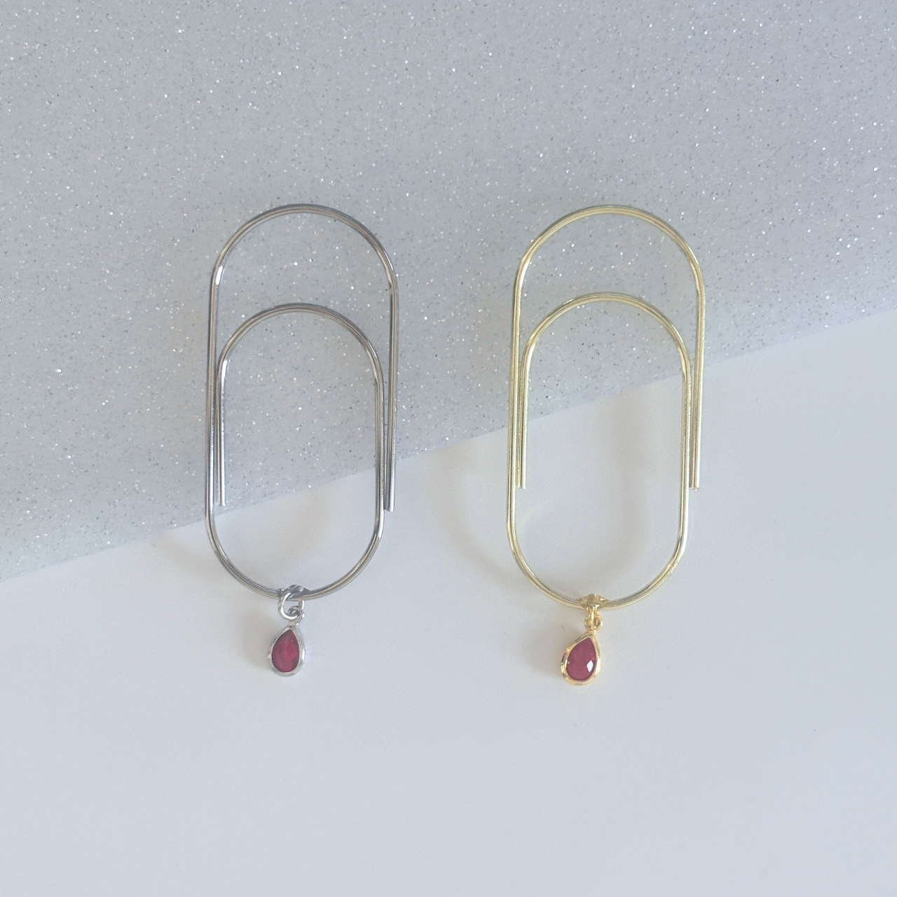 誕生石クリップ