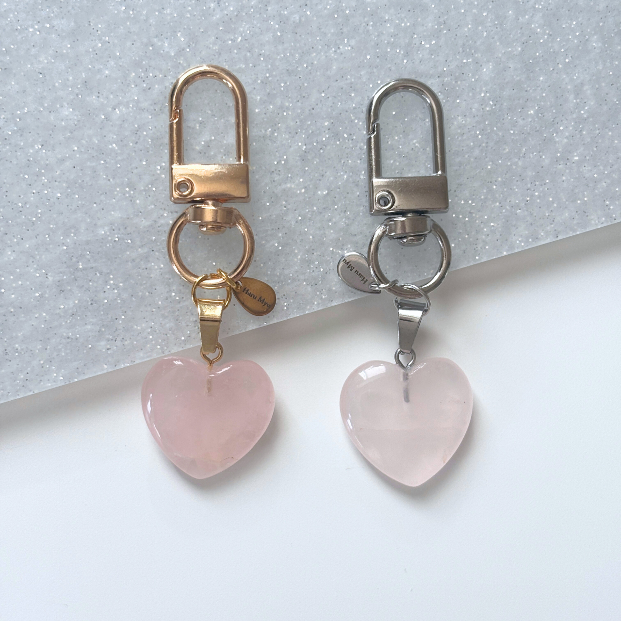 ローズクォーツチャーム