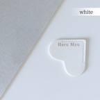 ハート型ブックマーカー