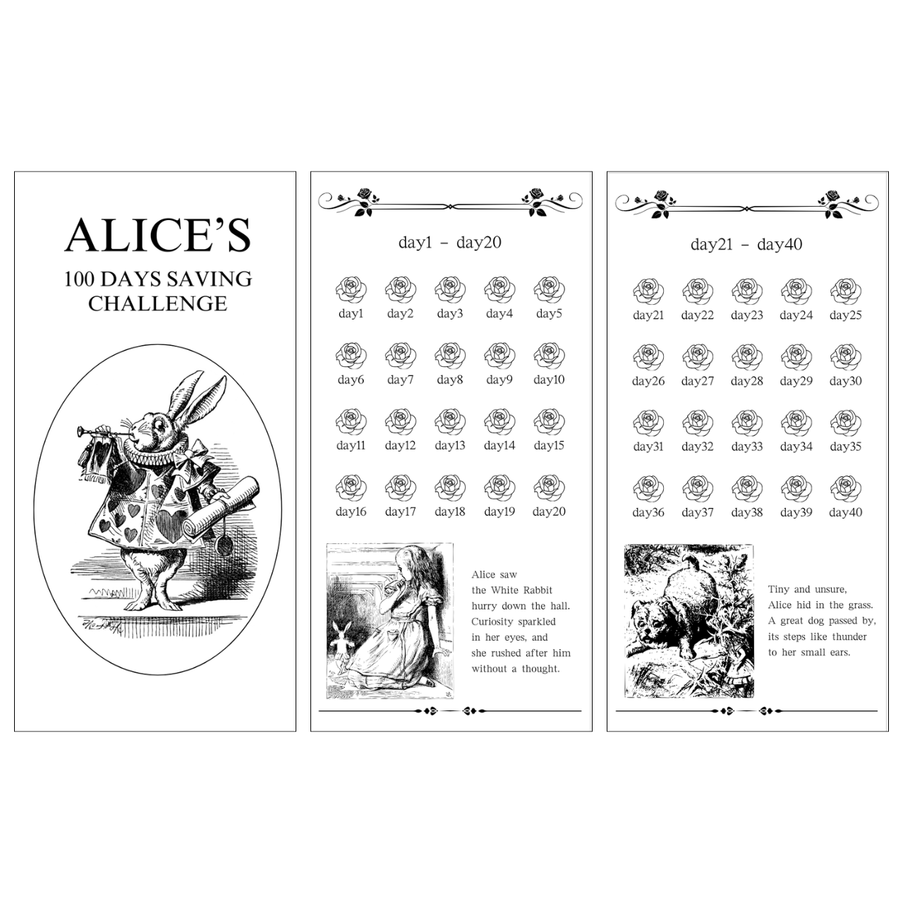 Alice／ahorro por días