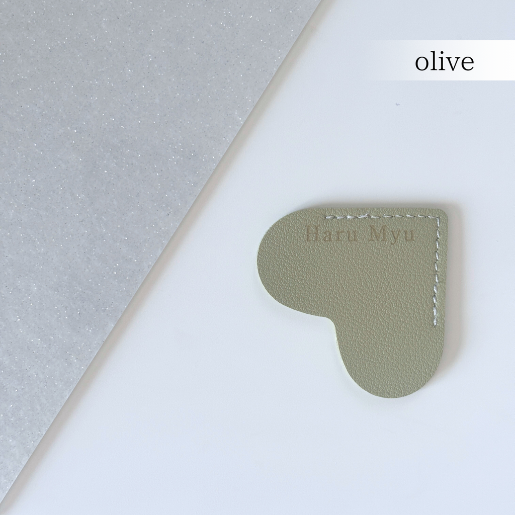 ハート型ブックマーカー