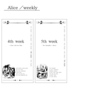 Alice／semanal
