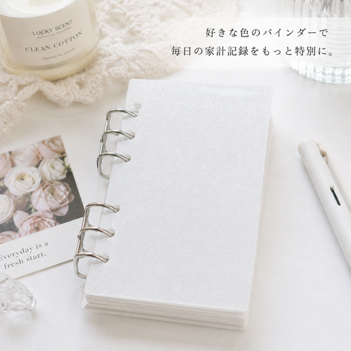 ✨makimaki ✨A6 アクリルレジンバインダー　リング付き×3セット ✨makimaki ✨A6 アクリルレジンバインダー リング付き×3セット A6